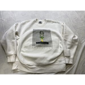 Vintage 90s Lee Cross Grain Reverse Weave Duquesne University Sweat Shirt XL